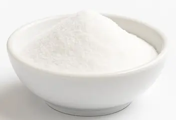 White mineral crystals