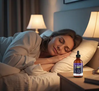 Woman resting comfortably in bed holding a pillow